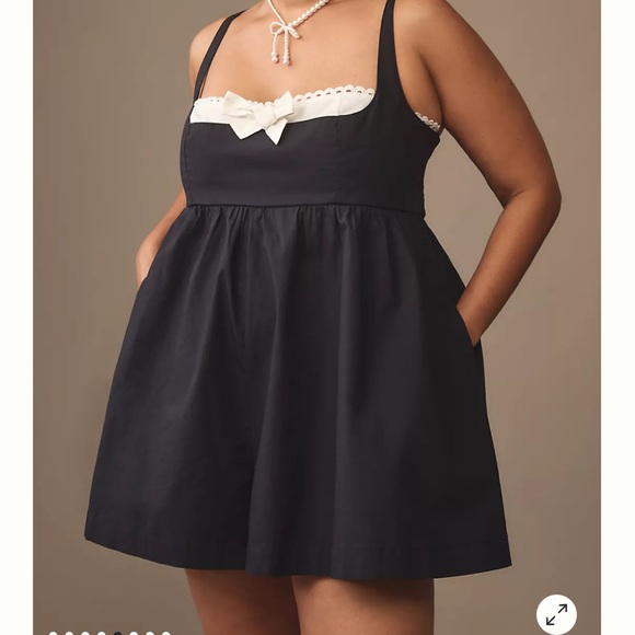 Anthropologie Maeve Layered Bustier Romper - Picture 5 of 8